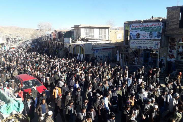 معترضان بامیانی به دولت هشدار دادند