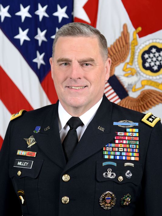 جنرال مارک میلی نامزد تصدی ریاست ستاد مشترک نیروهای مسلح امریکا شد