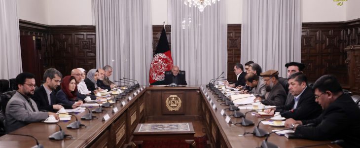 Afghan Gov’t Unveils Structure of Consultative Board for Peace Process