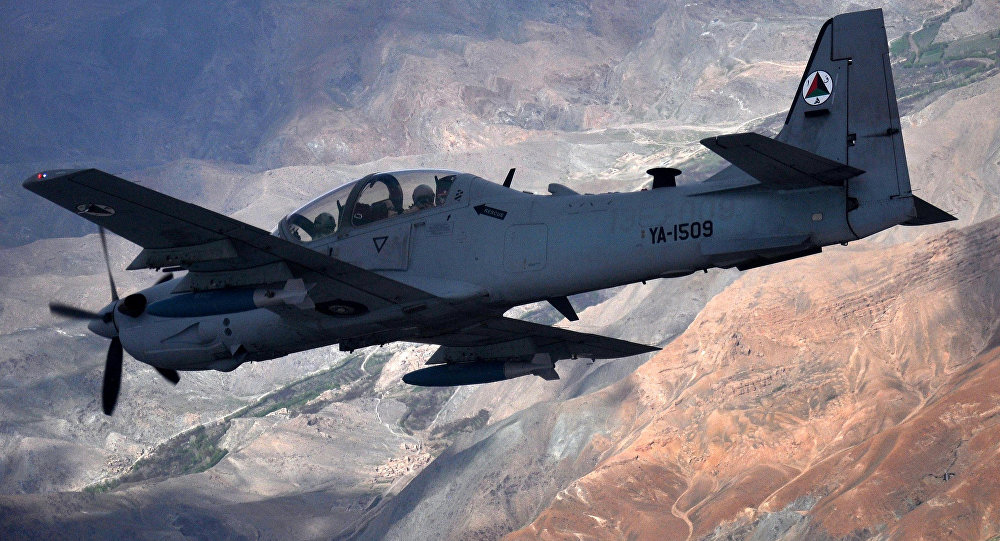 قوای هوایی افغانستان اولین عملیات هوایی شبانه را انجام دادند