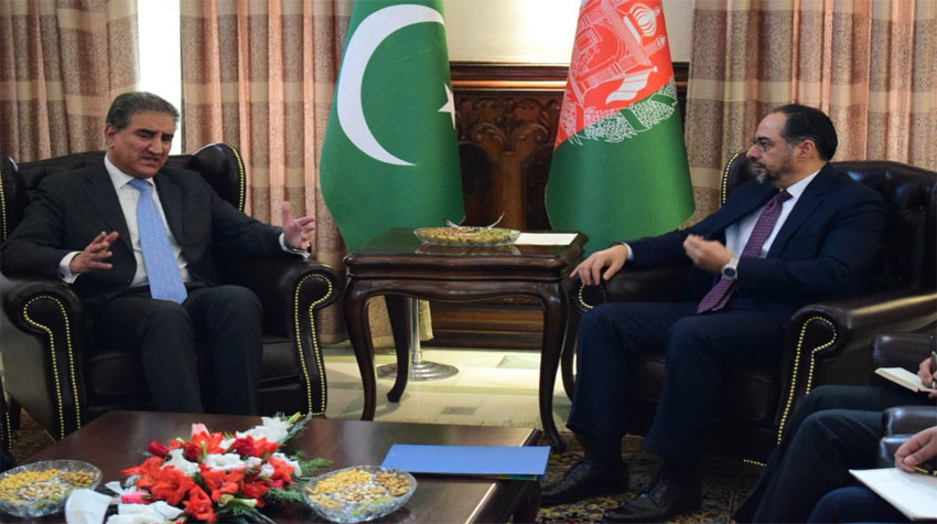 FM Qureshi, Afghan counterpart discuss bilateral issues