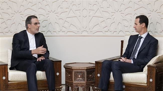 Assad asks Iran, Russia to stop Western 
