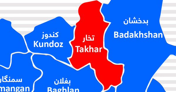 Senior Takhar police official, three guards, killed in ambush
