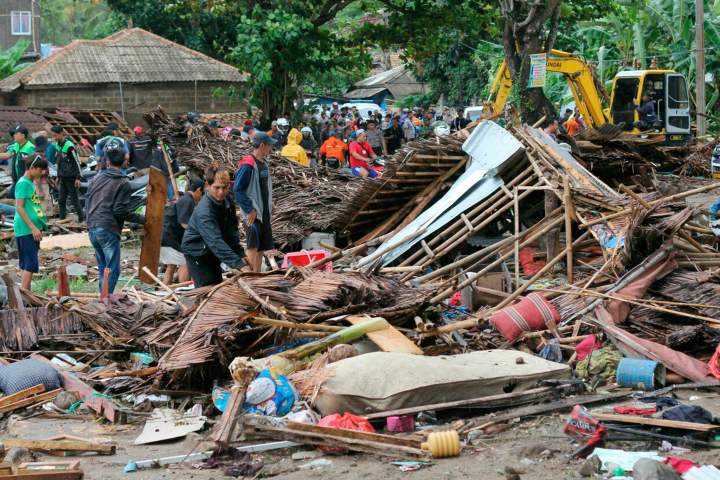 شمار قربانیان سونامی در اندونزیا افزایش یافت