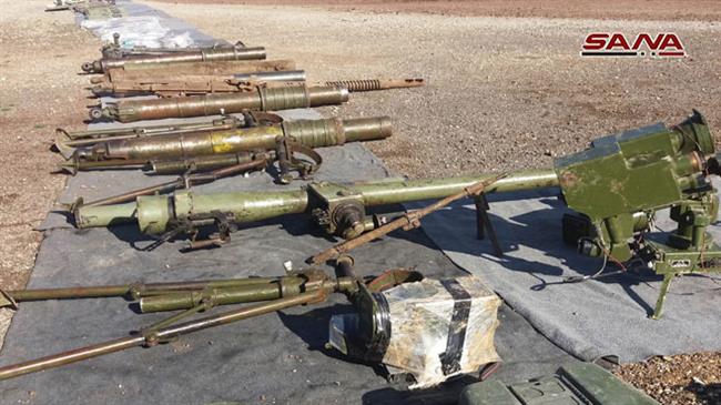Syrian army finds US arms, Zionist medicine in militant depots in Quneitra