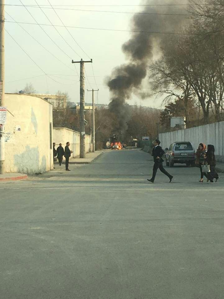 انفجار در نزدیکی مکروریان اول در کابل