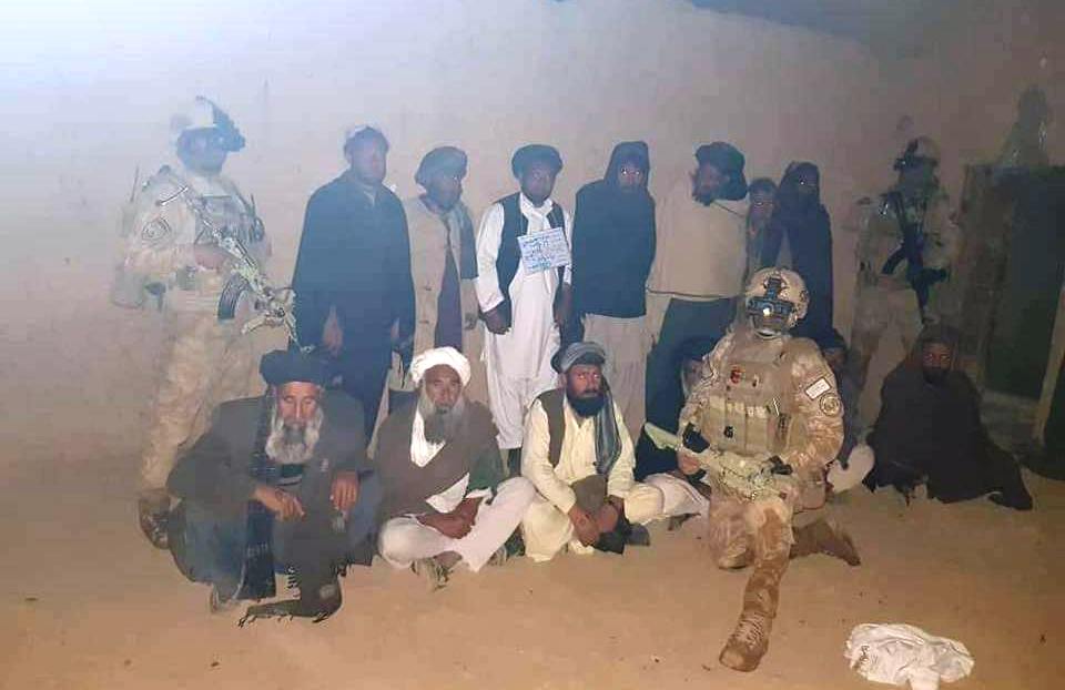 NDS Special Forces rescue 12 people from a Taliban prison in Helmand