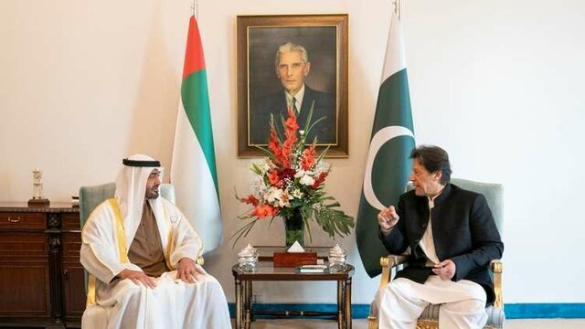تقویت همکاری‌ها محور دیدار ولیعهد امارات با نخست وزیر پاکستان