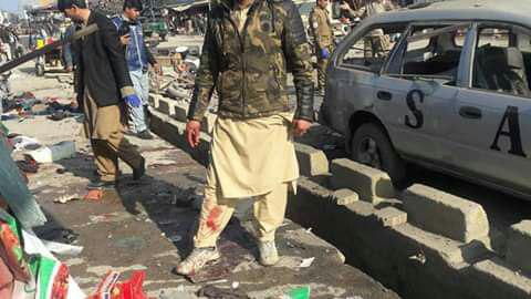 کشته و زخمی شدن ۲۷ فرد ملکی در انفجار امروز شهر خوست