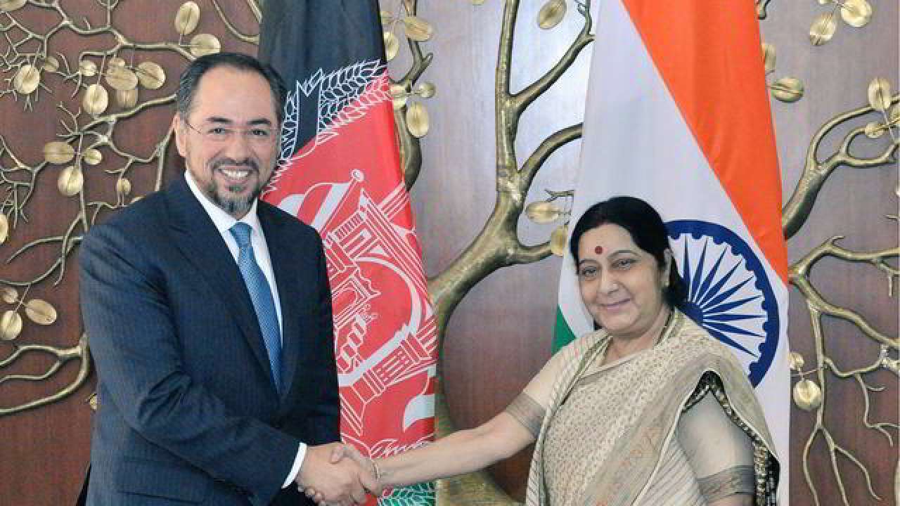 Indian, Afghan foreign ministers hold talks