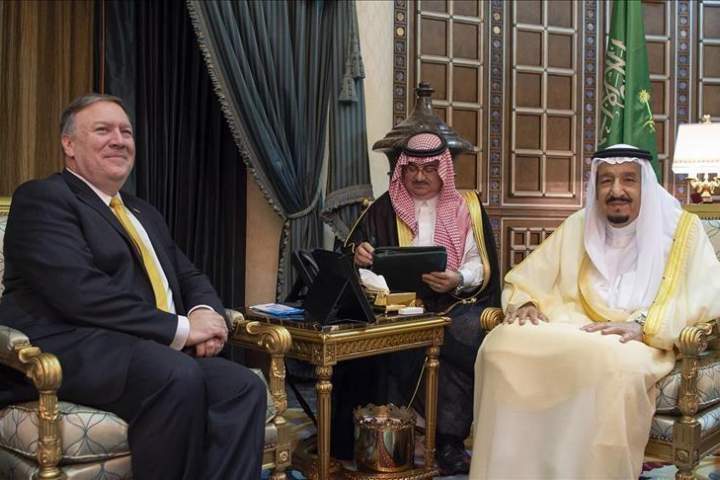 د امریکا خارجه وزیر د سعودی عربستان ولیعهد او پادشاه سره لیدنه کړي