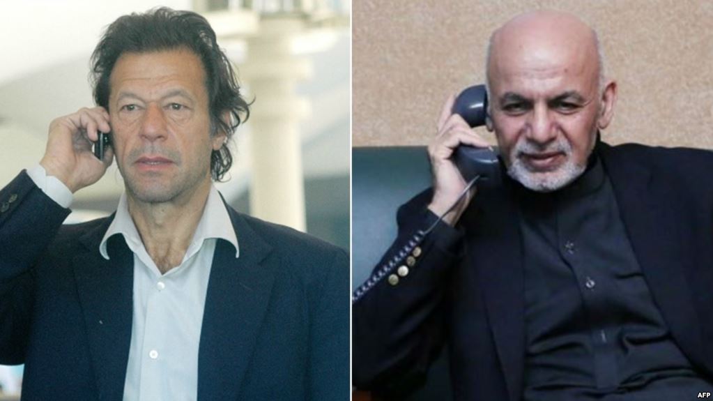 گفتگوی تلفنی رییس جمهور غنی و نخست وزیر پاکستان