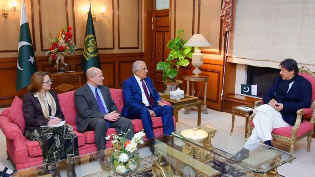 U.S. envoy for Afghan peace met with the Prime Minister of Pakistan