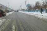 برف مسیر ولسوالی های مالستان و اجرستان را مسدود کرد