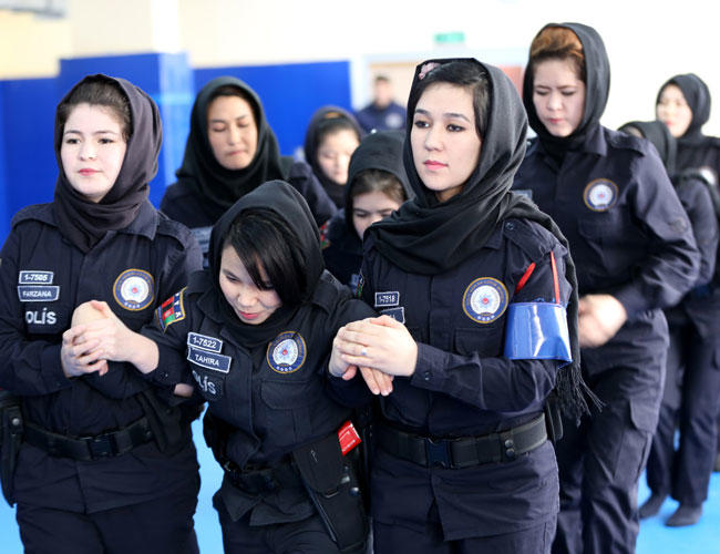 168 Afghan women police candidates being trained in Turkey