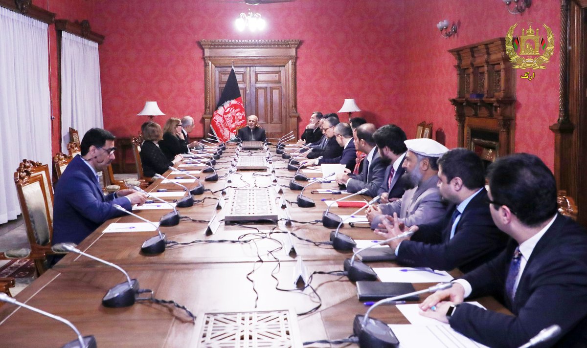 Khalilzad shares details of U.S.-Taliban talks in Qatar with President Ghani