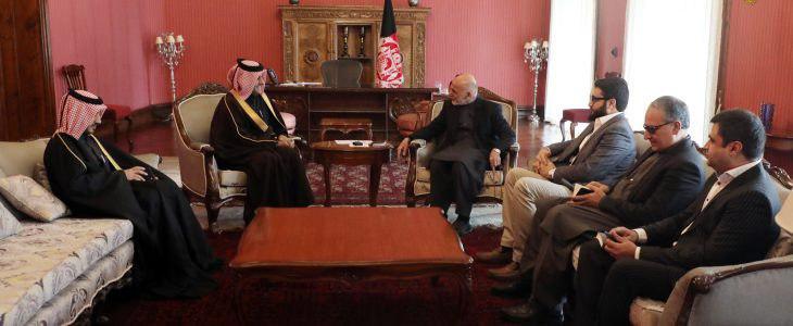 President Ghani Meets Qatar’s Envoy