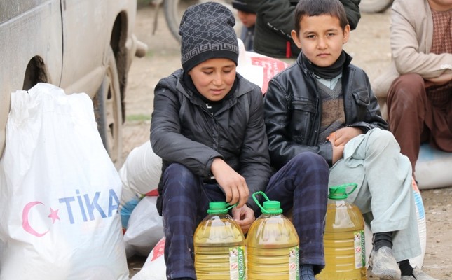 TİKA reaches out to 1,000 Afghan families with food aid