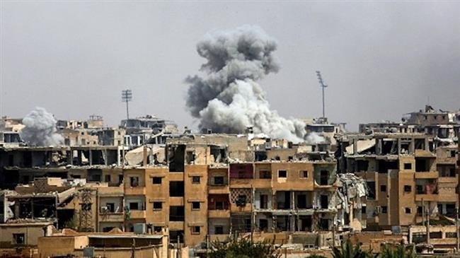 70 civilians killed, injured as US-led coalition warplanes pound Syrian town