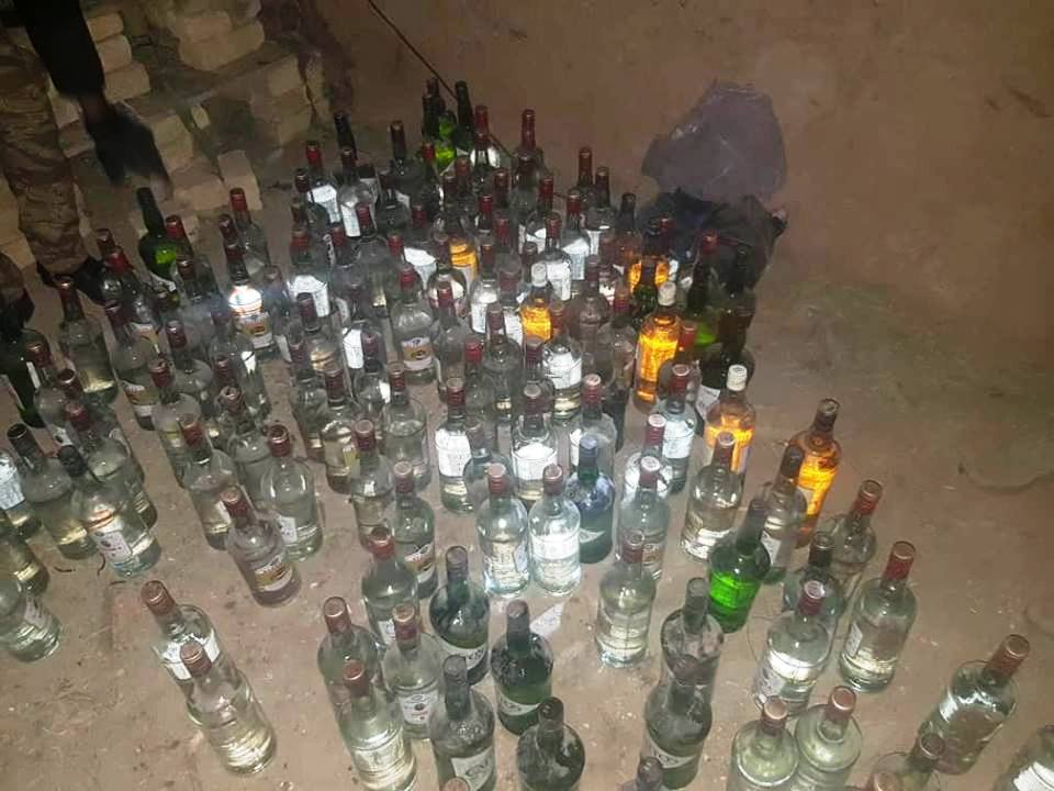 Police forces dismantle illegal alcohol distillation plant in Kandahar city