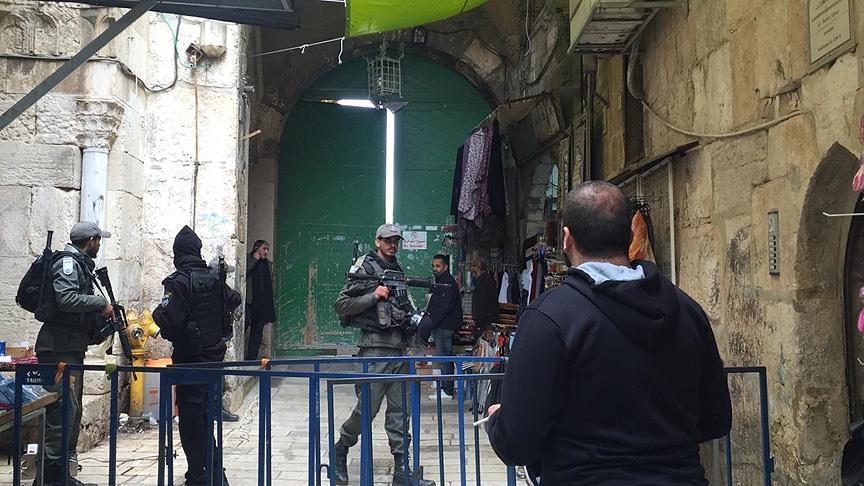 پولیس رژیم صهیونیستی دروازه های مسجدالاقصی را گشود