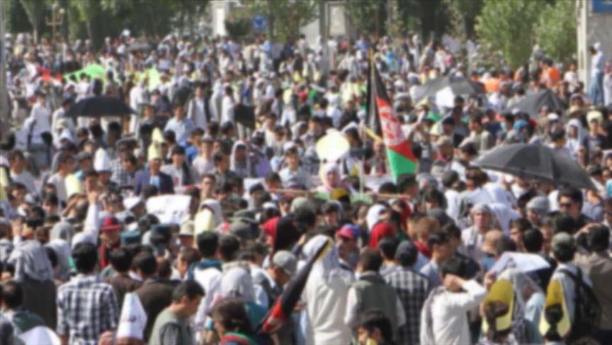 Remote Kunar province residents march for peace