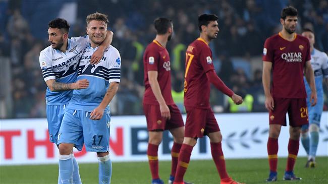 Lazio win Rome derby with 3-0 victory over Roma