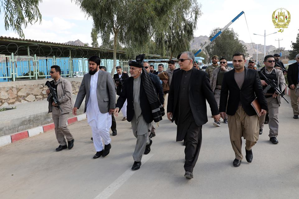 Ashraf Ghani distributes land among flood-hit victims