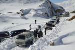 شماری از مسافرین در مسیر بامیان - دایکندی به برف گیرمانده اند