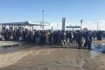 مسدود شدن شاهراه کابل_ قندهار توسط معترضان در مرکز غزنی