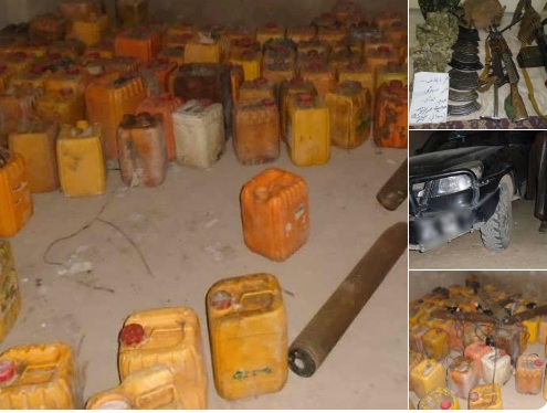 کشف یک ذخیره گاه بزرگ مواد انفجاری تروریستان در قندهار