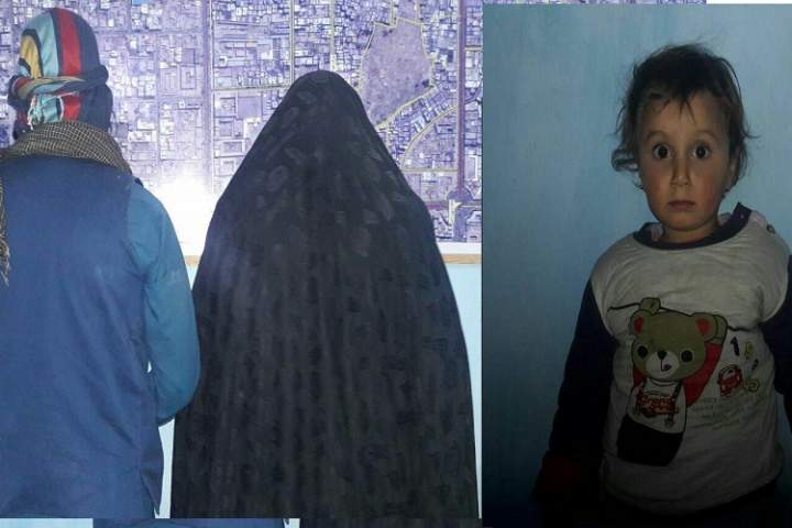 رهایی کودک دو و نیم ساله از چنگ آدم ربایان در هرات