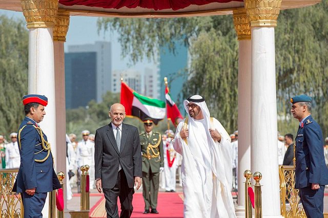 جمهور رئیس غني متحده عربي اماراتو ته تللی