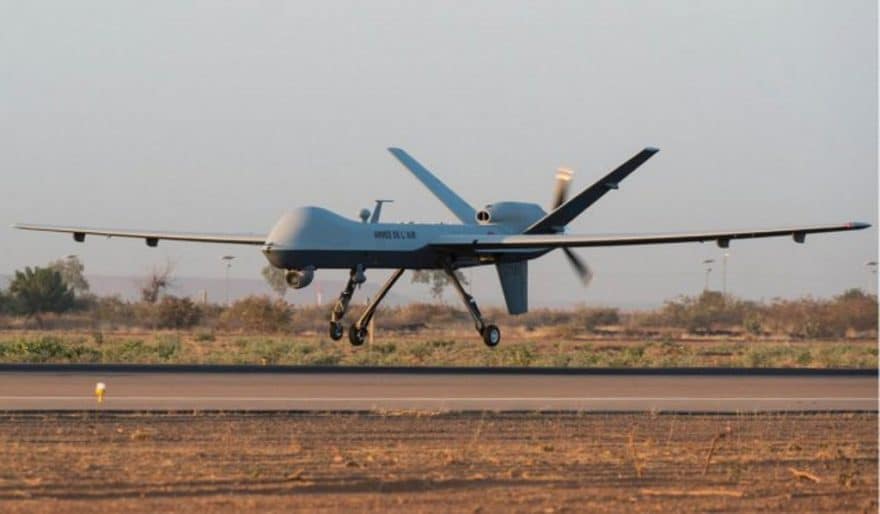 NATO drone crashes near base in Afghanistan