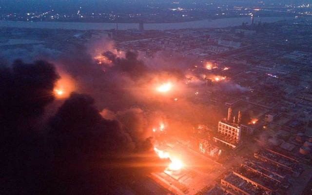 Blast at Chinese chemical plant kills 47, injures over 600