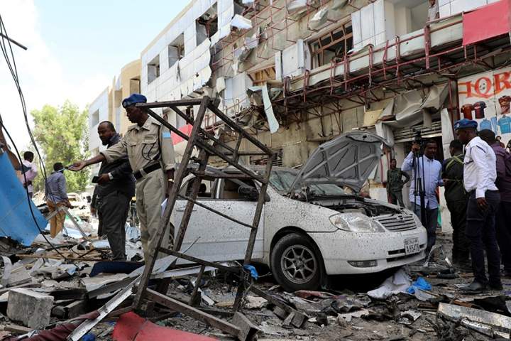 Car bomb kills 11 people in Mogadishu, say police