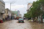 سیلاب در خیابان های شهر مزارشریف از دریچه دوربین  