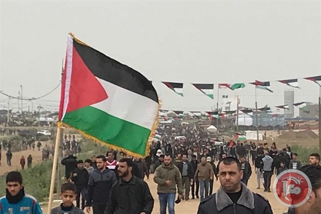 Gazans Mark Land Day, Zionist Gunfire Injures Two Martyrs
