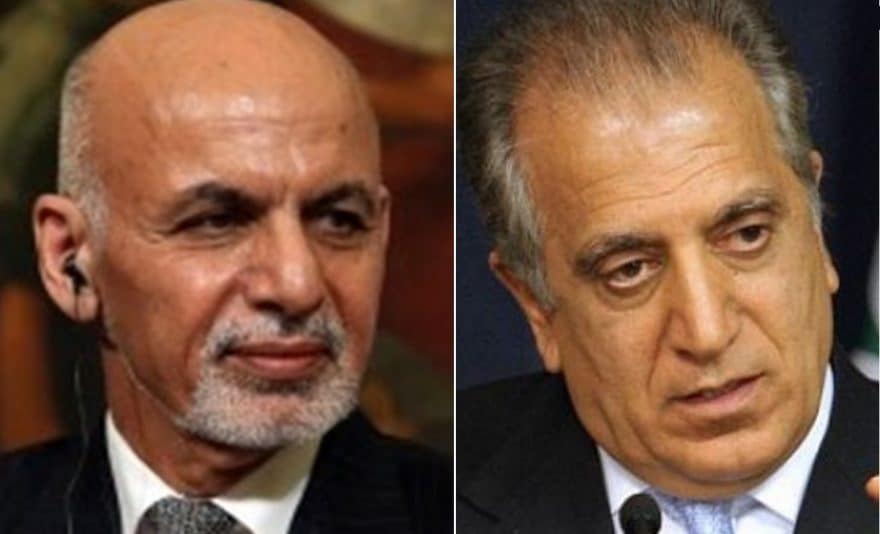 Khalilzad may not meet President Ghani in presence of Mohib