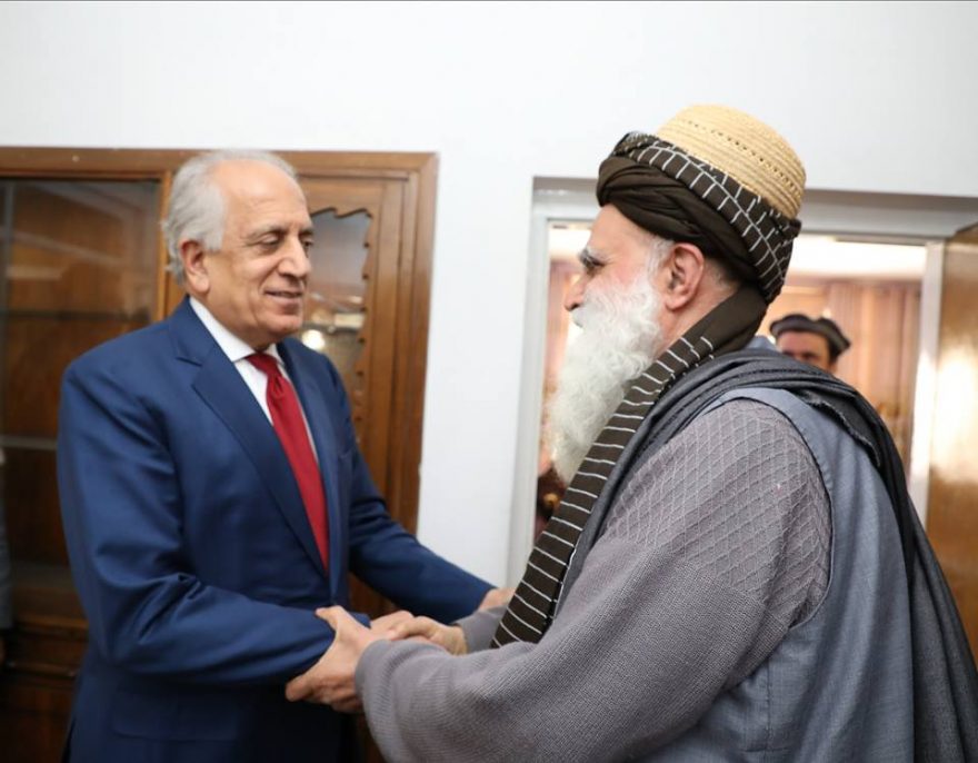 Khalilzad met with Sayyaf in Kabul