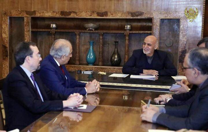 Khalilzad Meets Ashraf Ghani amid Tensions