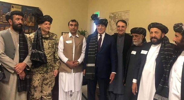 Khalilzad meets tribal elders, Taliban commanders in Kandahar