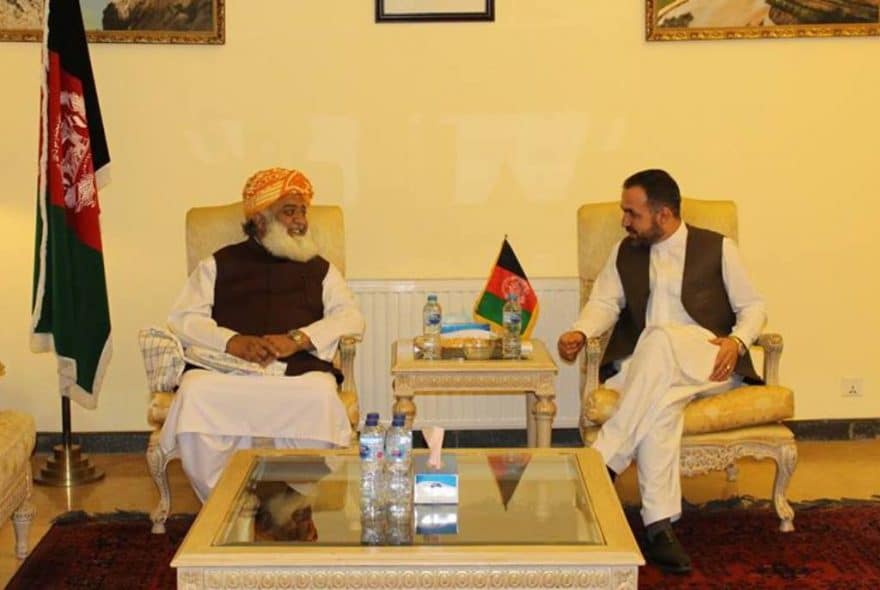 Pakistan’s JUI-F leader Mualan Fazalur Rehman met with Afghan Ambassador in Islamabad