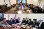 نشست مشترک رئیس جمهورغنی، شخصیت های سیاسی و جهادی با زلمی خلیل‌زاد