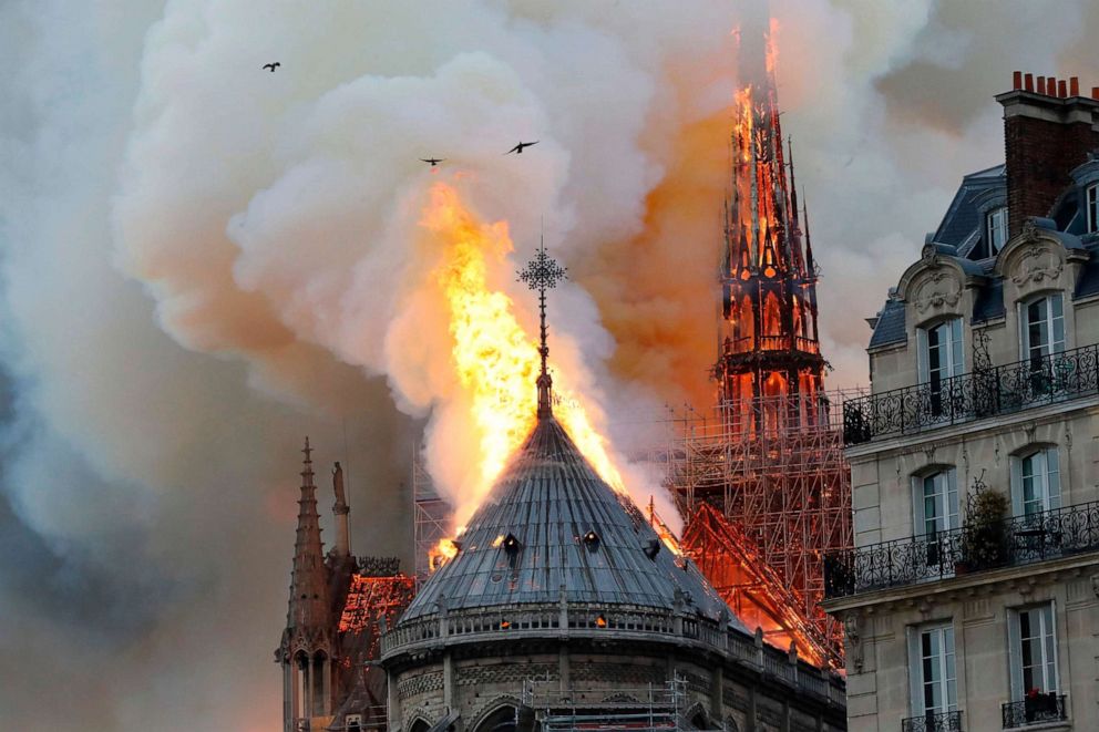 Notre Dame blaze shocks France, Macron ditches speech