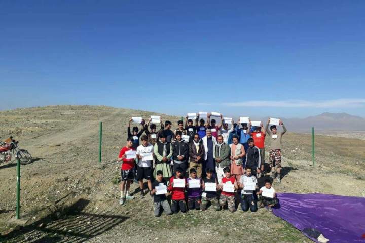 مسابقات کوهنوردی و بایسکل رانی در غزنی برگزار شد