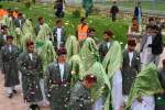 گزارش تصویری / مراسم جشن عروسی دسته‌جمعی 20 زوج بی بضاعت در شهر میمنه ولایت فاریاب  
