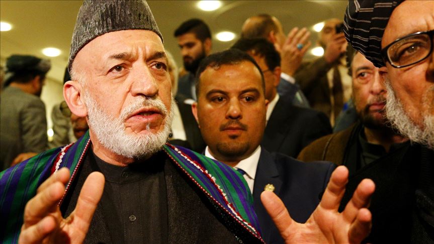 Ex-Afghan president says peace before elections