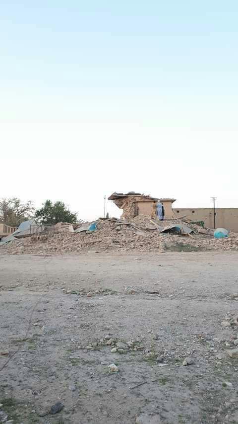 تخریب یک زیارتگاه در مرکز غزنی