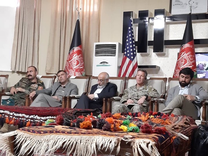 Top U.S. Commander, Afghan Officials Visit Faryab Province
